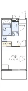 レオパレスプラムフィールド【3階】の間取り
