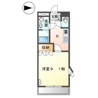 ウィスティリア【3階】の間取り