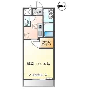 プロスペラール【1階】の間取り