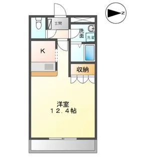 タウニーエンジェル・K【1階】の間取り