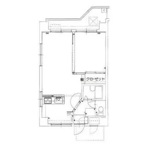 大福マンションII【1階】の間取り