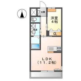 トライアングル【1階】の間取り