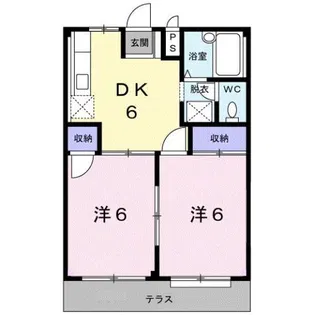 エルディム森Ⅰ【1階】の間取り