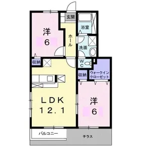センチュリー21 H【1階】の間取り