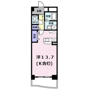 アルカディア南蔵王【1階】の間取り
