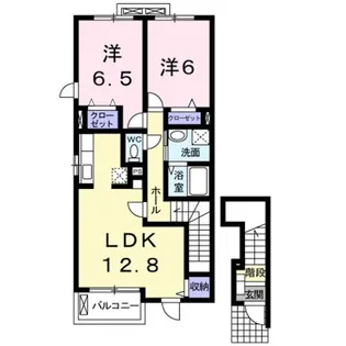 ル・レーヴ【2階】の間取り