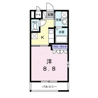 グランシャリオ【2階】の間取り