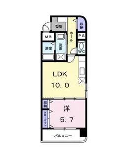 アバンツァート【6階】の間取り