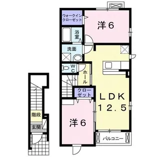アダージョB【2階】の間取り