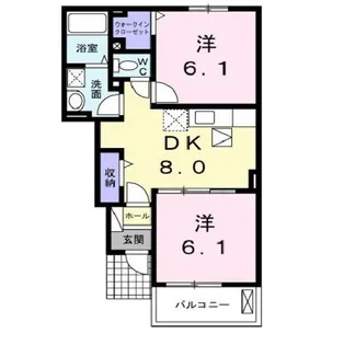 シンシア・Ⅰ【1階】の間取り