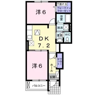 アウローラ【1階】の間取り