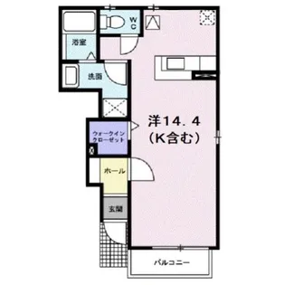 メゾンアルモニー【1階】の間取り