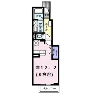 ヴィオラコートB【1階】の間取り