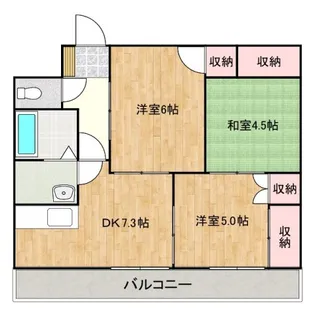 マンション培遠【3階】の間取り