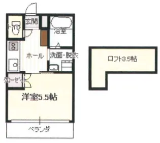 ラーバン緑ヶ丘【2階】の間取り