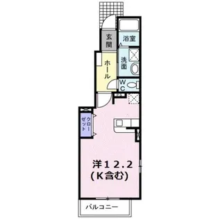 グラスコートⅠ【1階】の間取り