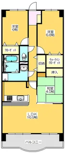 サントノーレ宇多津弐番館【8階】の間取り