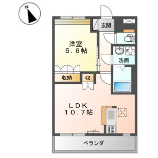 フローラルスクエア【1階】の間取り