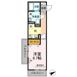 アリエッタ川口【2階】の間取り