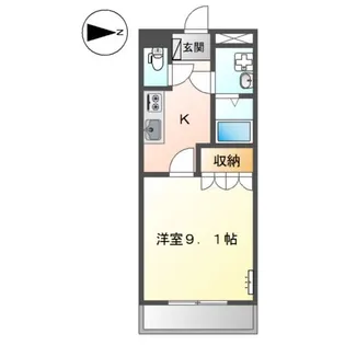 ウィスティリア【2階】の間取り