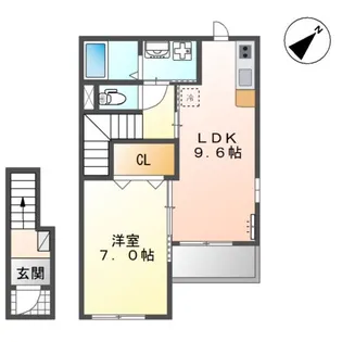 パストラル【2階】の間取り