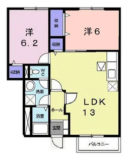ボナールA【1階】の間取り