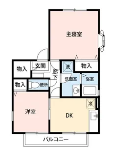 サンカムール【101号室】の間取り