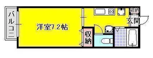 ラフォーレ津高【203号室】の間取り