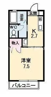 ディア エスタ B棟【1階】の間取り