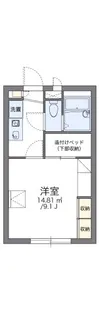 レオパレス吉備中山【2階】の間取り