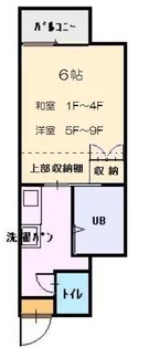 大福マンションII【3階】の間取り