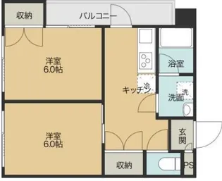 BASE津田【205号室】の間取り