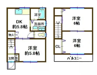 サザンヴィラⅡの間取り