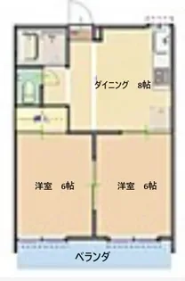 ドミール春日C【1階】の間取り