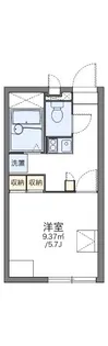 レオパレスエスポワール【203号室】の間取り