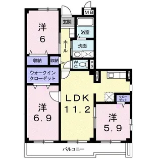 ANNEXーⅡ【1階】の間取り