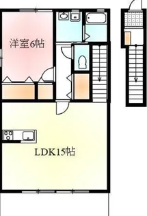 リッセン【A202号室】の間取り