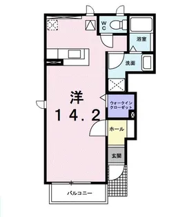 サウス郡家 A【1階】の間取り