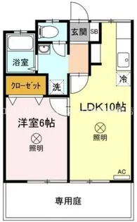 コーポ吉備津【2階】の間取り