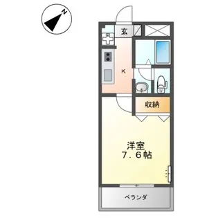 ロイヤルメイセス【1階】の間取り
