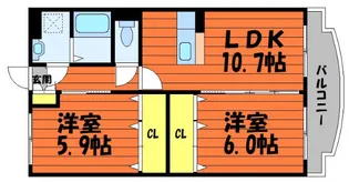 ル・プランタン【303号室】の間取り