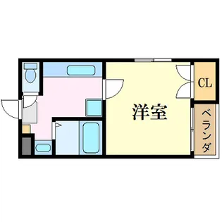 ハイエスト田町【703号室】の間取り