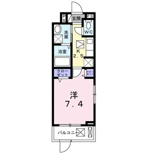 ザ・ビレッジグリーン宇多津Ⅱ【1階】の間取り