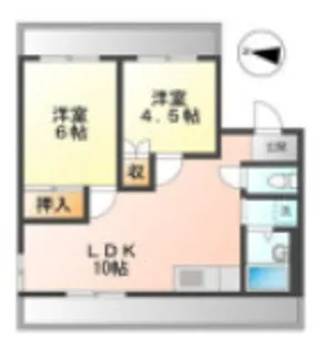 リージェント北本庄【2階】の間取り