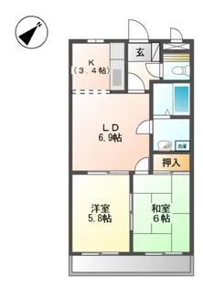 プロニティ マイス【1階】の間取り