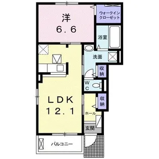ルーラルハウスⅣ【1階】の間取り
