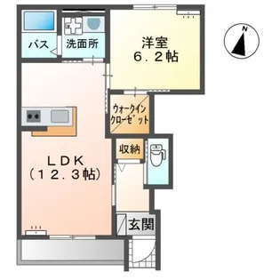 ルーチェ【1階】の間取り