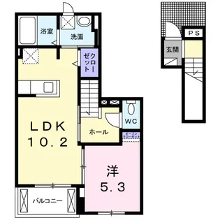 さくら【2階】の間取り