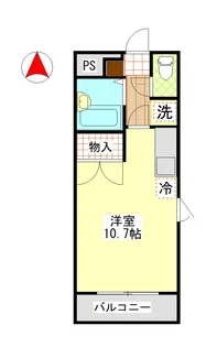 コンフォール【4階】の間取り