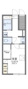 レオパレスグリーンウッド【104号室】の間取り